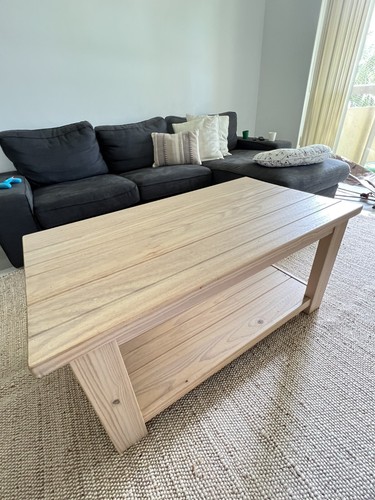 Wood coffee table - wood,