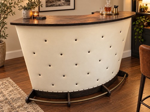 Antique bar solid - solid, top