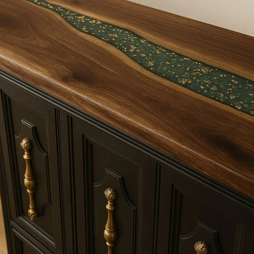 Wood and resin - wood,