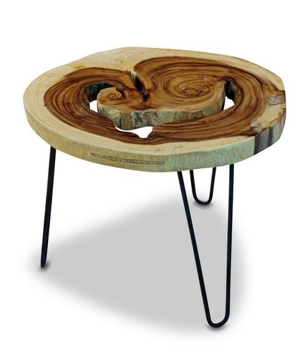Coffee table tree disc - coffee, sofa