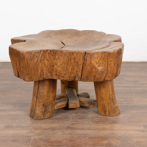 Rustic slab wood round - slab,